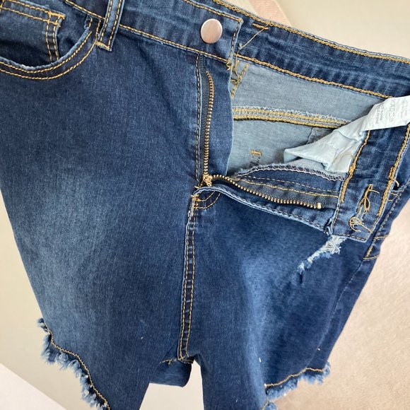 Blue Jean Shorts - Picture 1 of 7